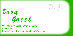 dora gottl business card